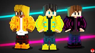 Thumbnail of the Minecraft Bedrock Marketplace product Glowing Teens! created by KA Studios.