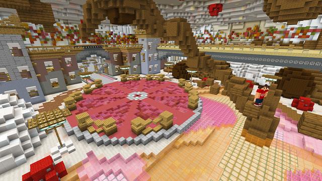 Screenshot of the Minecraft Bedrock Marketplace product How To Live Inside a CAKE! created by KA Studios.