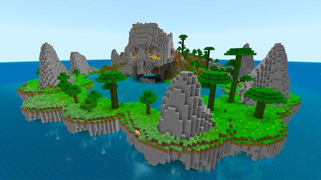 Screenshot of the Minecraft Bedrock Marketplace product Islands Adventure! created by KA Studios.