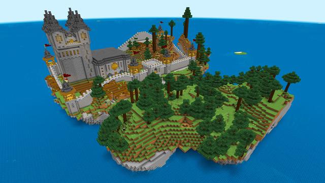 Screenshot of the Minecraft Bedrock Marketplace product Islands Adventure! created by KA Studios.