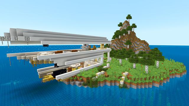 Screenshot of the Minecraft Bedrock Marketplace product Islands Adventure! created by KA Studios.