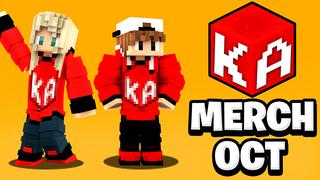 Thumbnail of the Minecraft Bedrock Marketplace product KA Studios Merch OCT Drop created by KA Studios.