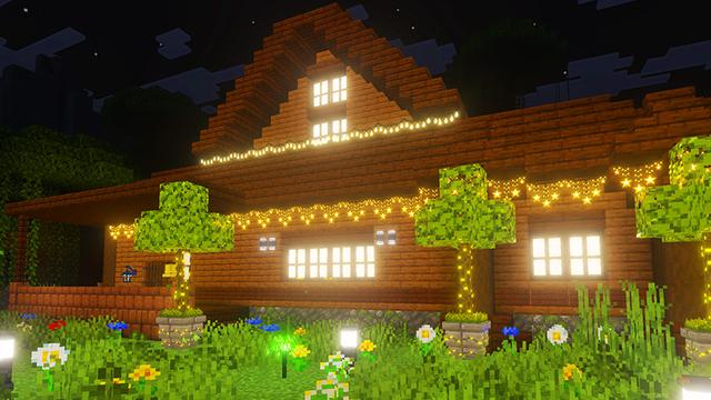 Screenshot of the Minecraft Bedrock Marketplace product Lights and Lamps Vibrant & Redstone Update Add-On created by KA Studios.