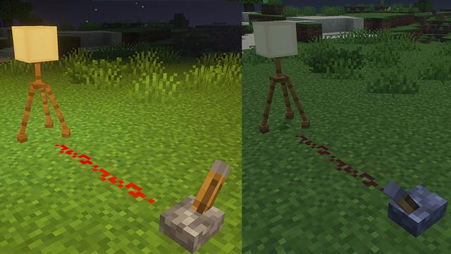 Screenshot of the Minecraft Bedrock Marketplace product Lights and Lamps Vibrant & Redstone Update Add-On created by KA Studios.