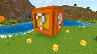 Screenshot of the Minecraft Bedrock Marketplace product Lucky Blocks! created by KA Studios.