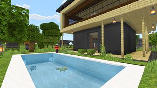 Screenshot of the Minecraft Bedrock Marketplace product MC, But You Can't Touch Grass. created by KA Studios.