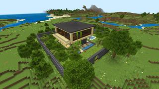 Screenshot of the Minecraft Bedrock Marketplace product MC, But You Can't Touch Grass. created by KA Studios.