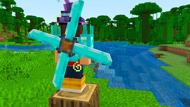 Screenshot of the Minecraft Bedrock Marketplace product MOB ITEMS! created by KA Studios.