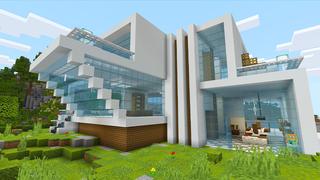 Screenshot of the Minecraft Bedrock Marketplace product Mutant Enderman VS Mansion! created by KA Studios.