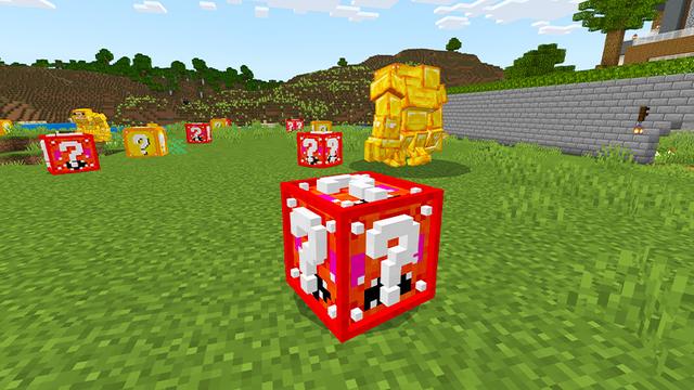 Screenshot of the Minecraft Bedrock Marketplace product MUTANT LUCKY BLOCK! created by KA Studios.