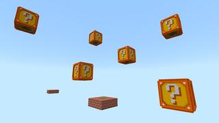 Screenshot of the Minecraft Bedrock Marketplace product One Block GIANT Lucky Block created by KA Studios.