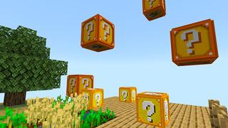 Screenshot of the Minecraft Bedrock Marketplace product One Block GIANT Lucky Block created by KA Studios.