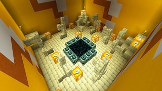 Screenshot of the Minecraft Bedrock Marketplace product One Block GIANT Lucky Block created by KA Studios.