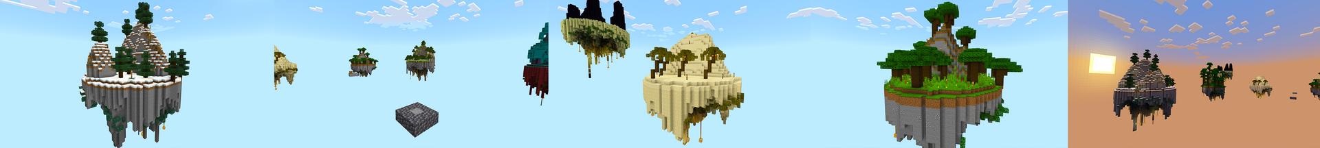 Panorama of the Minecraft Bedrock Marketplace product One Block Hardcore Mode created by KA Studios.