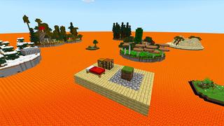 Screenshot of the Minecraft Bedrock Marketplace product One Block Lava created by KA Studios.