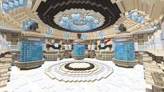 Screenshot of the Minecraft Bedrock Marketplace product One Block Moon Bunker created by KA Studios.