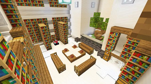Screenshot of the Minecraft Bedrock Marketplace product One Block Moon Bunker created by KA Studios.