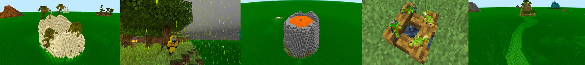 Panorama of the Minecraft Bedrock Marketplace product One Block Toxic! created by KA Studios.