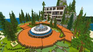 Screenshot of the Minecraft Bedrock Marketplace product Rich Luxury Mansion created by KA Studios.