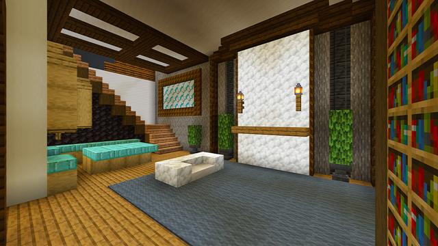 Screenshot of the Minecraft Bedrock Marketplace product Rich Luxury Mansion created by KA Studios.