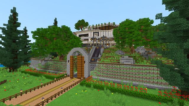 Screenshot of the Minecraft Bedrock Marketplace product Rich Mansion! created by KA Studios.