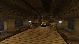 Screenshot of the Minecraft Bedrock Marketplace product Secret Bed Base created by KA Studios.