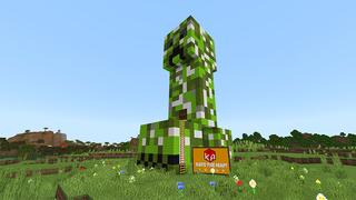 Screenshot of the Minecraft Bedrock Marketplace product Secret Creeper Base created by KA Studios.
