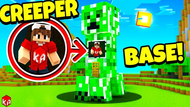 Thumbnail of the Minecraft Bedrock Marketplace product Secret Creeper Base created by KA Studios.