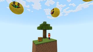 Screenshot of the Minecraft Bedrock Marketplace product Skyblock Emoji! created by KA Studios.