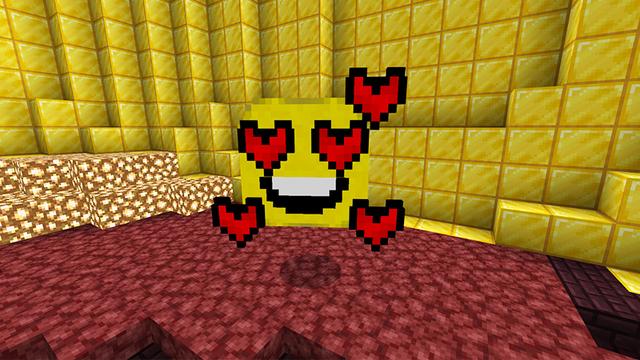 Screenshot of the Minecraft Bedrock Marketplace product Skyblock Emoji! created by KA Studios.