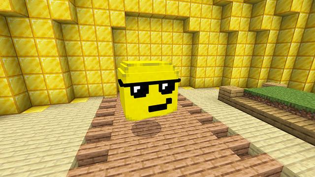 Screenshot of the Minecraft Bedrock Marketplace product Skyblock Emoji! created by KA Studios.