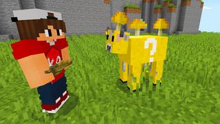 Screenshot of the Minecraft Bedrock Marketplace product Skyblock OP MOBS! created by KA Studios.