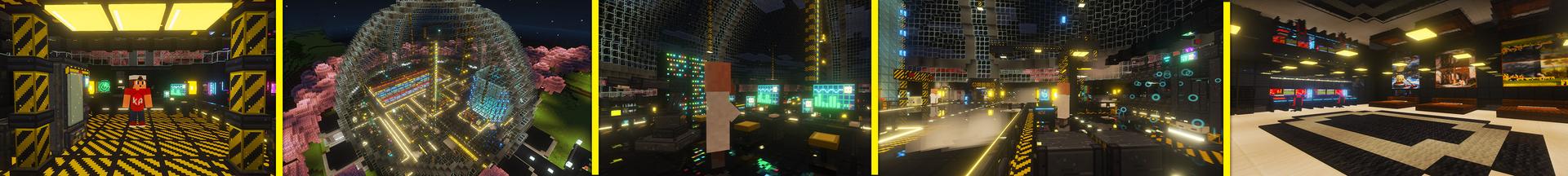 Panorama of the Minecraft Bedrock Marketplace product Sulfur Cube TEST LAB created by KA Studios.