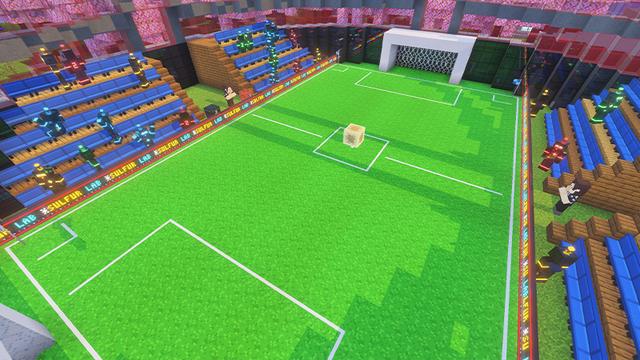Screenshot of the Minecraft Bedrock Marketplace product Sulfur Cube TEST LAB created by KA Studios.