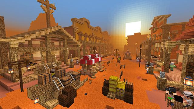 Screenshot of the Minecraft Bedrock Marketplace product Wild West Bunker! created by KA Studios.
