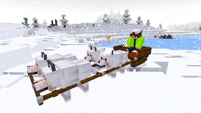 Screenshot of the Minecraft Bedrock Marketplace product Winter Expansion created by KA Studios.