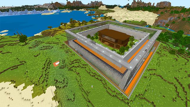 Screenshot of the Minecraft Bedrock Marketplace product Zombie Apocalypse Bunker 2 created by KA Studios.