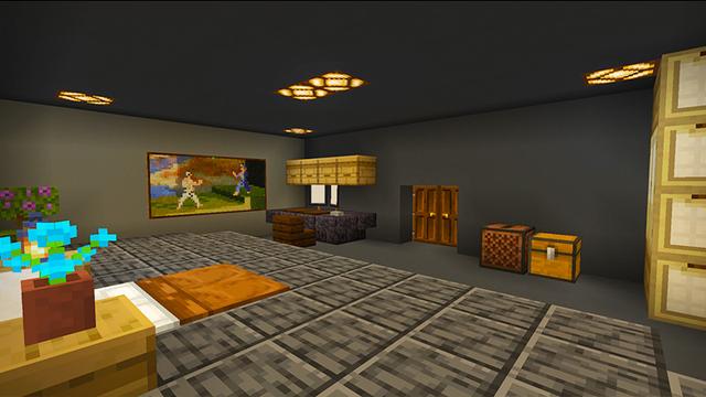 Screenshot of the Minecraft Bedrock Marketplace product Zombie Apocalypse Bunker 2 created by KA Studios.