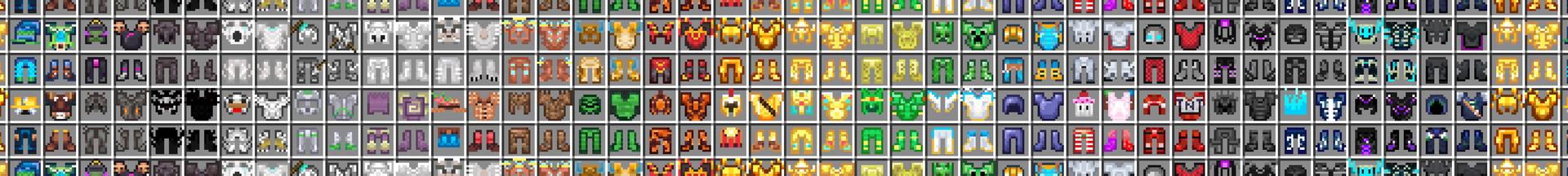 Panorama of the Minecraft Bedrock Marketplace product Armor Expansion Add-On created by King Cube.