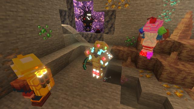 Screenshot of the Minecraft Bedrock Marketplace product Armor Expansion Add-On created by King Cube.