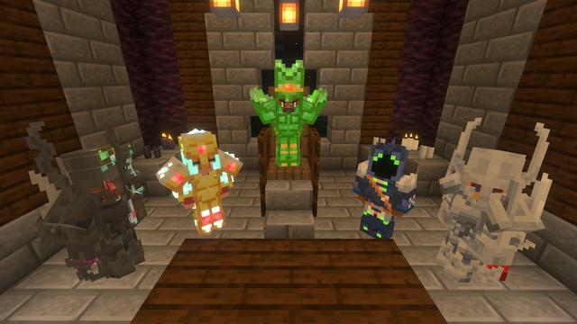 Screenshot of the Minecraft Bedrock Marketplace product Armor Expansion Add-On created by King Cube.