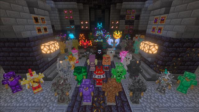 Screenshot of the Minecraft Bedrock Marketplace product Armor Expansion Add-On created by King Cube.