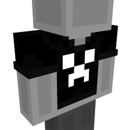 Thumbnail of the Minecraft Bedrock Marketplace product Black Creeper Shirt created by King Cube.