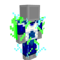Thumbnail of the Minecraft Bedrock Marketplace product Blue Legendary Battlesuit created by King Cube.