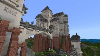 Screenshot of the Minecraft Bedrock Marketplace product Castle in the Sky created by King Cube.