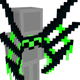 Thumbnail of the Minecraft Bedrock Marketplace product Cyberpunk Wings created by King Cube.