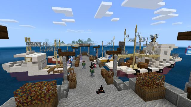 Screenshot of the Minecraft Bedrock Marketplace product Enchanted Village created by King Cube.