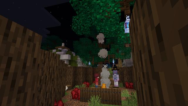 Screenshot of the Minecraft Bedrock Marketplace product Enchanted Village created by King Cube.