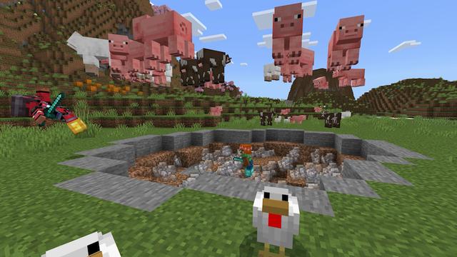 Screenshot of the Minecraft Bedrock Marketplace product Enchantment Expansion Add-On created by King Cube.