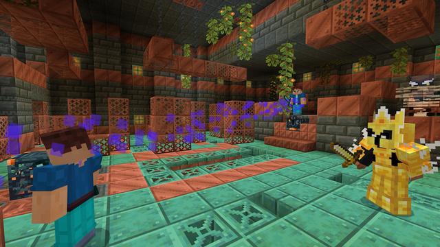 Screenshot of the Minecraft Bedrock Marketplace product Enchantment Expansion Add-On created by King Cube.